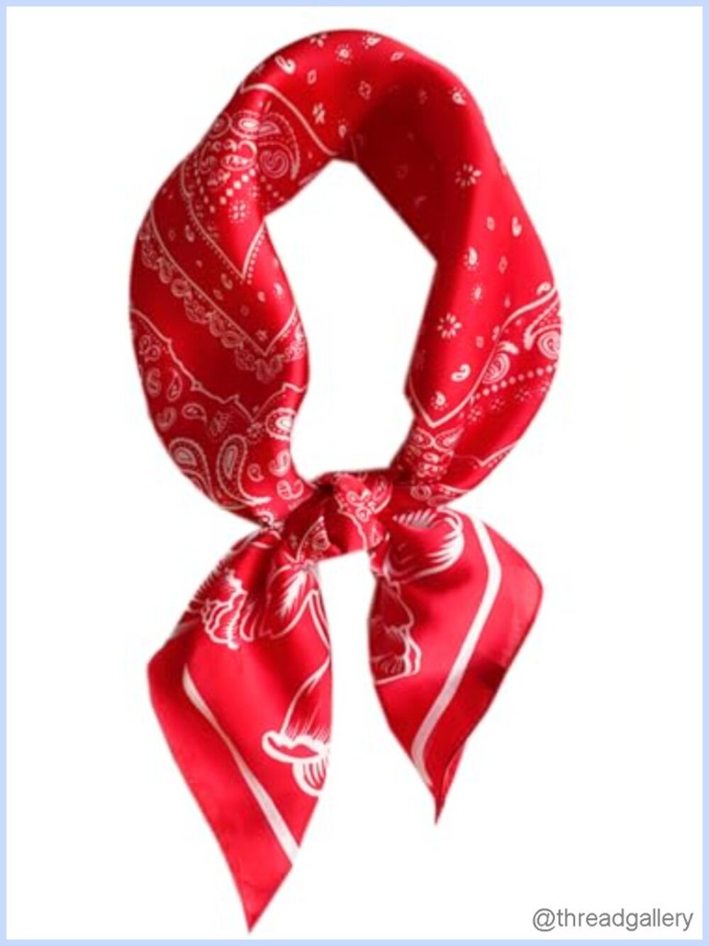Polyester Satin Silk Feeling Square Scarf Neckerchief Headscarf Bandana